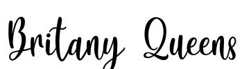 Britany Queens Font Image