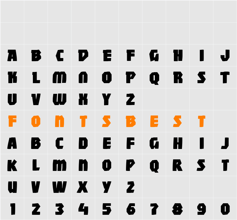 MightyWindy Character Map
