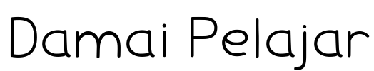 Damai Pelajar Font Image