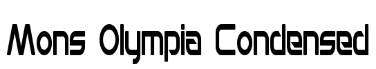 Mons Olympia Condensed