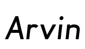Arvin Font Image