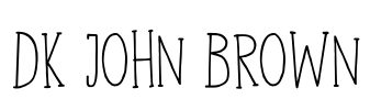 DK John Brown Font Image