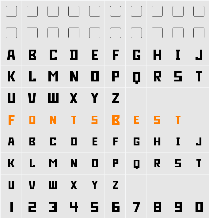 Bidan Character Map