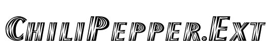 ChiliPepper-Ext Font Image