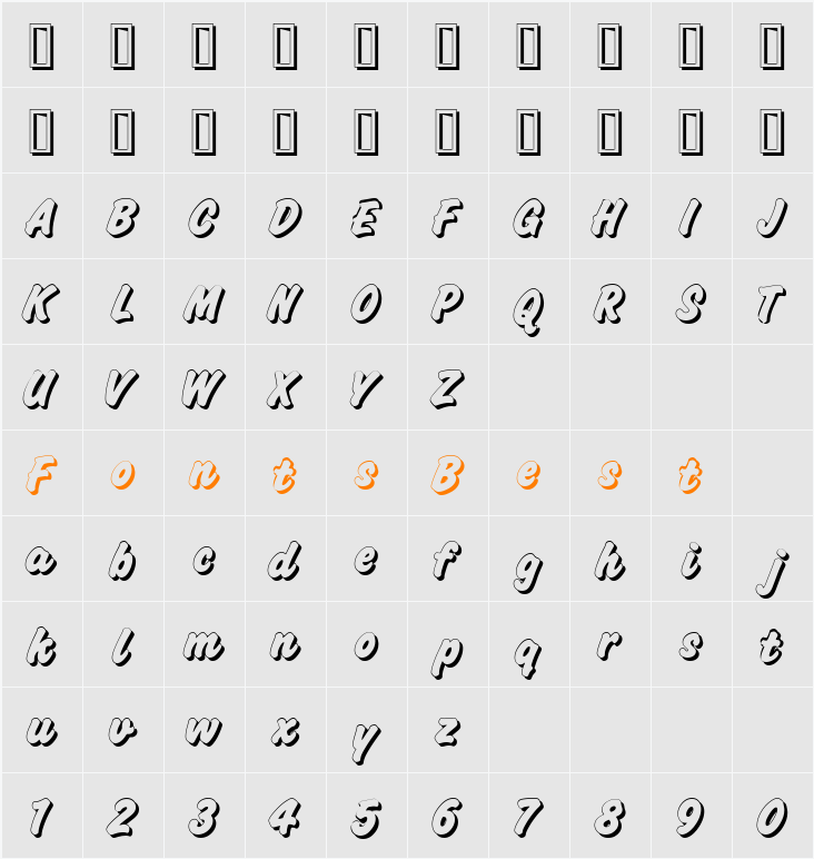 Challenge Shadow Character Map