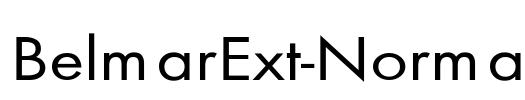 BelmarExt-Norma Font Image