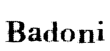 Badoni Font Image