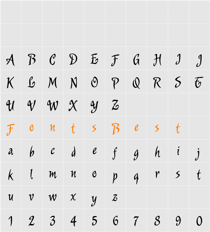 Murga Character Map