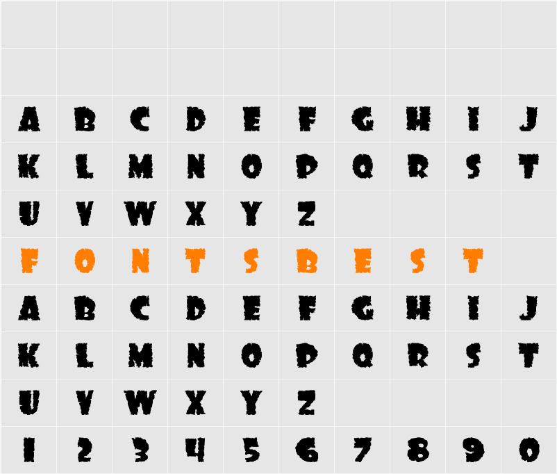 DS SonOf Character Map