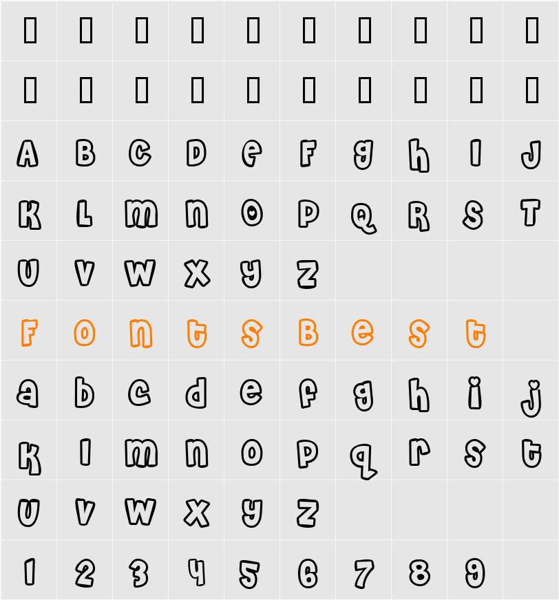 JI-Kiblah Character Map