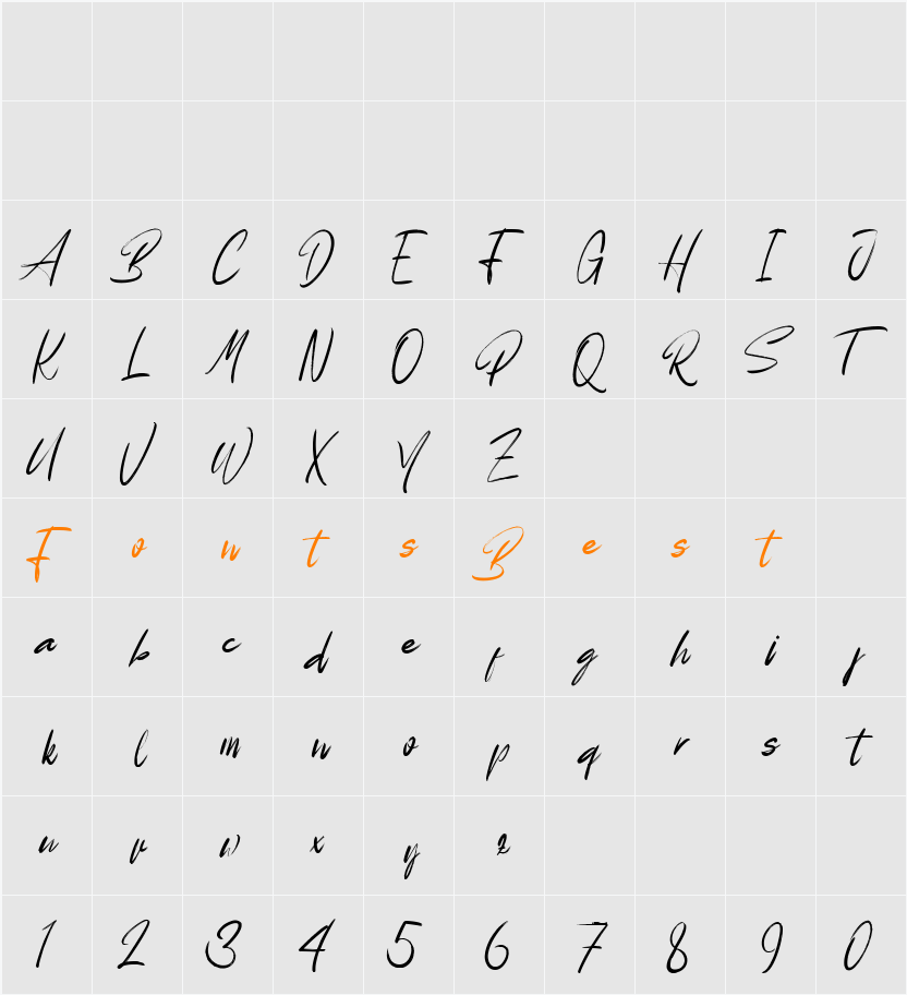 Bewise Character Map