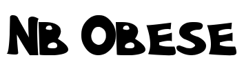 Nb Obese Font Image
