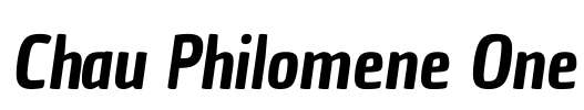 Chau Philomene One Font Image