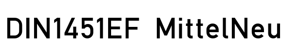 DIN1451EF MittelNeu