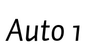 Auto 1 Font Image