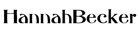 HannahBecker Font Image