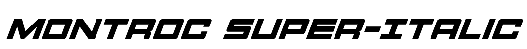 Montroc Super-Italic