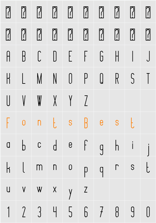 Montepetrum Character Map