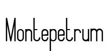 Montepetrum Font Image