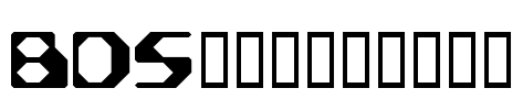 BDStereotype Font Image