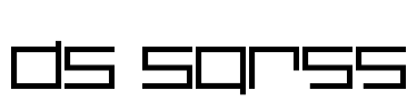 DS SQR55 Font Image