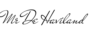 Mr De Haviland