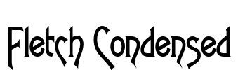 Fletch Condensed Font Image