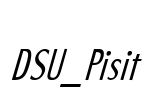 DSU_Pisit Font Image