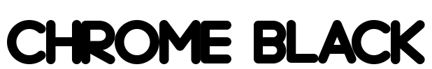 Chrome Black Font Image