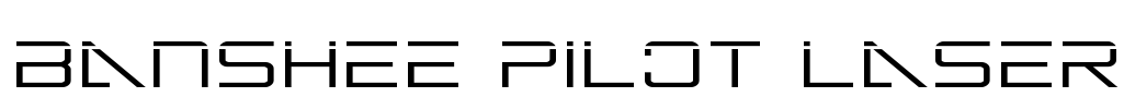 Banshee Pilot Laser Font Image