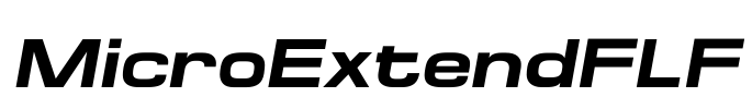 MicroExtendFLF Font Image