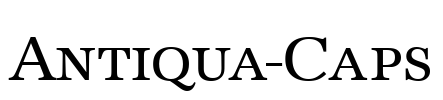 Antiqua-Caps