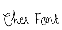 Cher Font Font Image