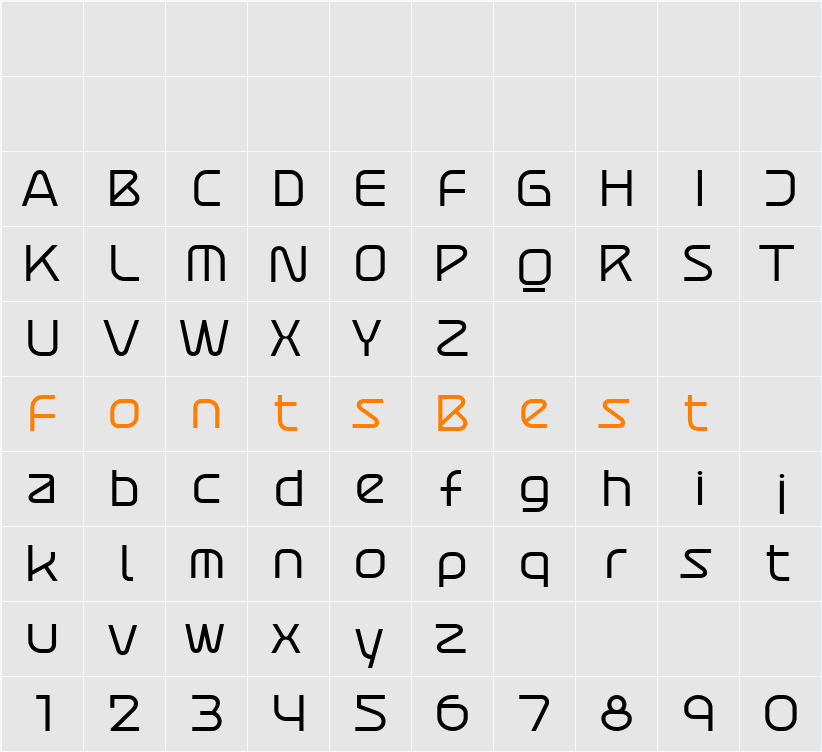 Atures 500 PERSONAL USE ONLY Character Map