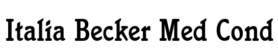 Italia Becker Med Cond