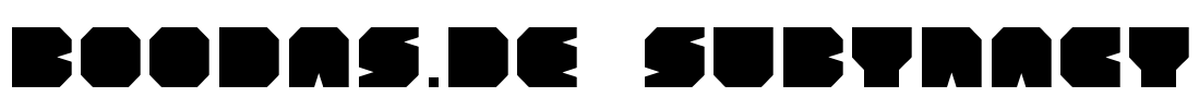 BOODAS.DE | Subtract Font Image