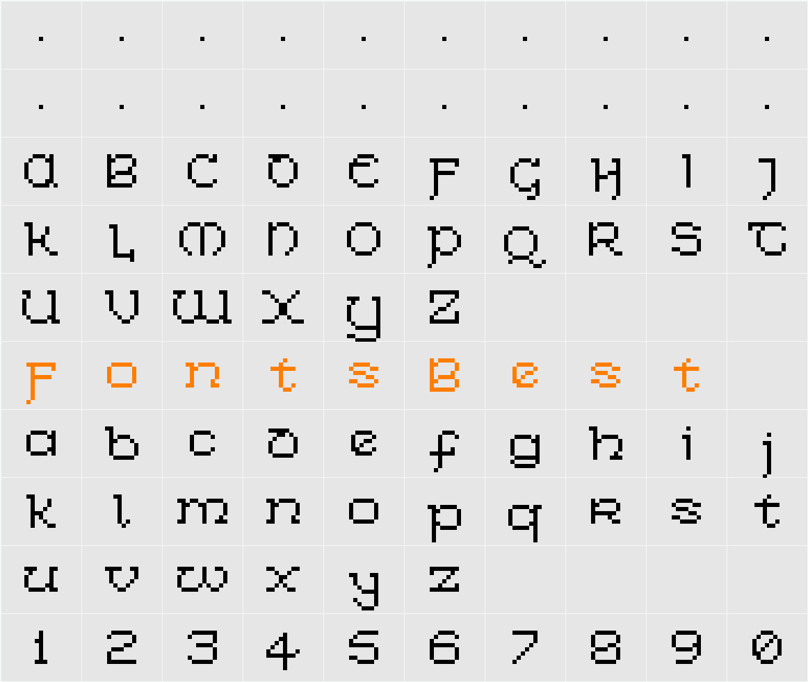 䍥汴楣ⵂ楴⁔桩 Character Map