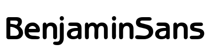 BenjaminSans Font Image
