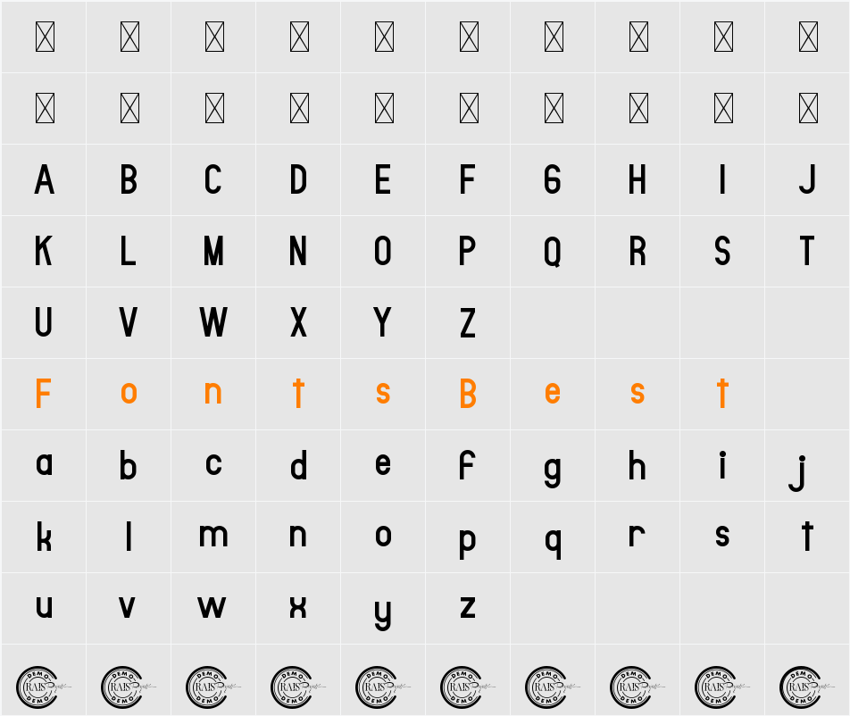 Antarctica Demo Character Map
