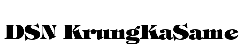 DSN KrungKaSame Font Image
