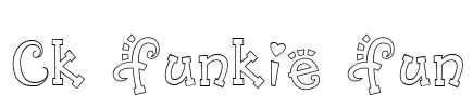 CK Funkie Fun Font Image