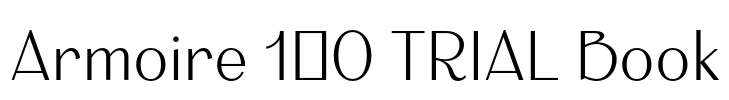 Armoire 1.0 TRIAL Book Font Image