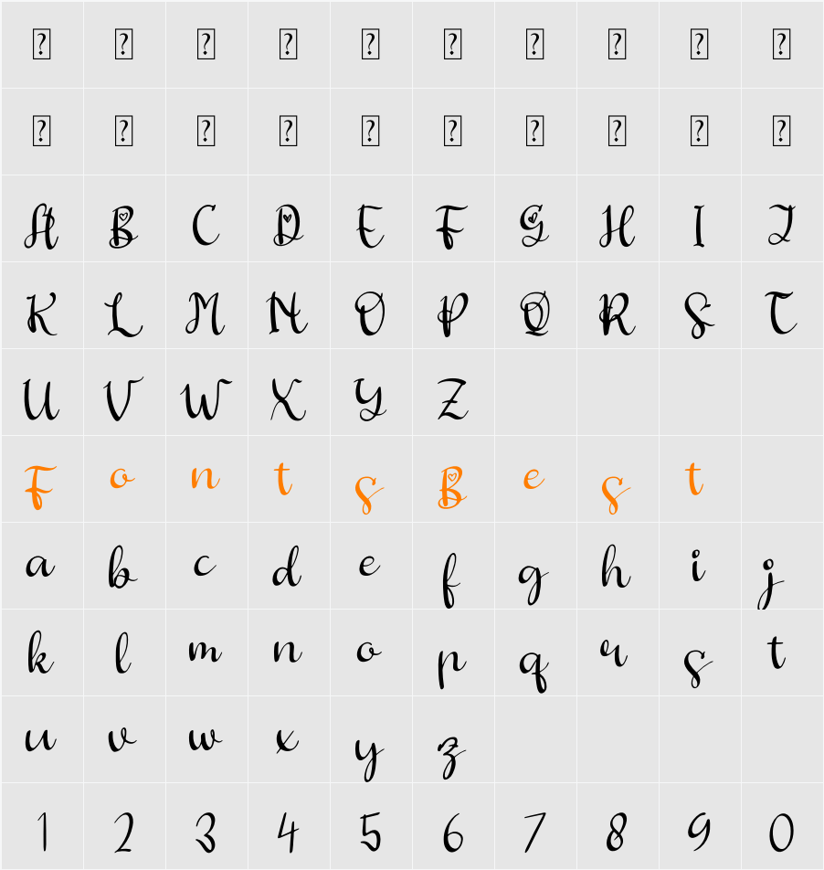 Butterfly Hellyna Character Map