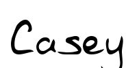 Casey Font Image