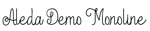 Aleda Demo Monoline