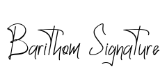 Barithom Signature