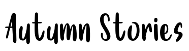 Autumn Stories Font Image