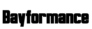 Bayformance Font Image