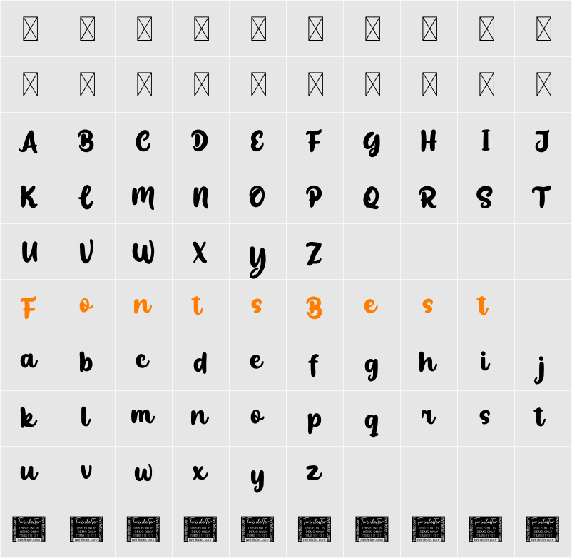 Bosskuy Personal Character Map