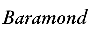 Baramond Font Image
